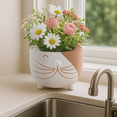 Pot à fleurs avec pattes Artistic Kitty
