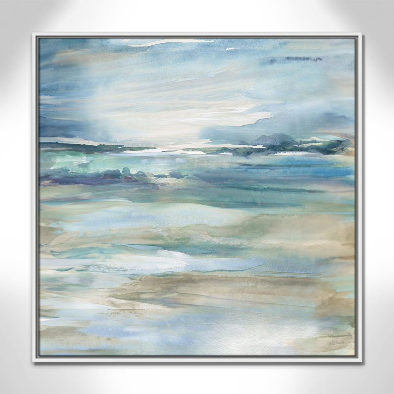 Reflected Skies - Square Version Print by Carol Robinson, White Floater, 31.5" H x 31.5" W
