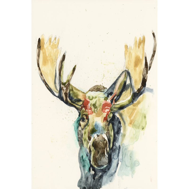 Hi Fi Wildlife I by Jennifer Goldberger - Wrapped Canvas Print, 46cm H x 30cm W 