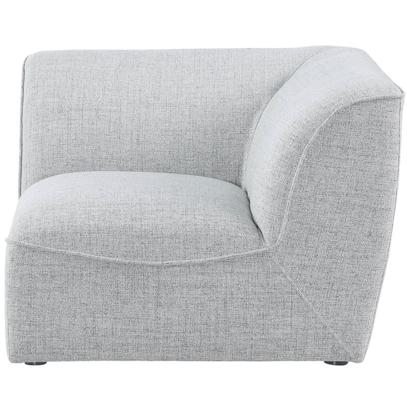Arens Upholstered Accent Chair, Grey Linen Textured Fabric