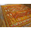 Energetic Yellow/Saffron Ground & Special Geometric Design Antique Moroccan Rug