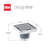 4 in. x 4 in. Stainless Steel Square Shower Drain with Tile-in Drain Cover-85200464