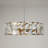 Beatriz 6 - Light Dimmable Gold Crystal Chandelier