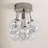 Logan Glass Semi Flush Mount-207953130