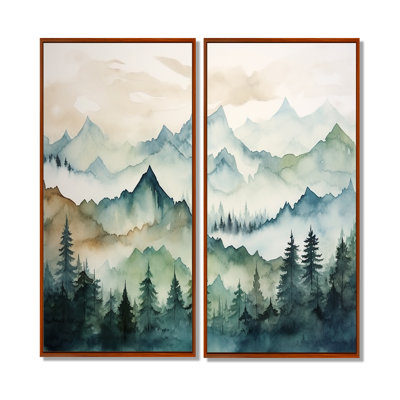 Green Summit Japan Mountains - Traditional Art Prints On Canvas