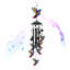 Carillon à colibri en métal avec tubes en aluminium-2013477268