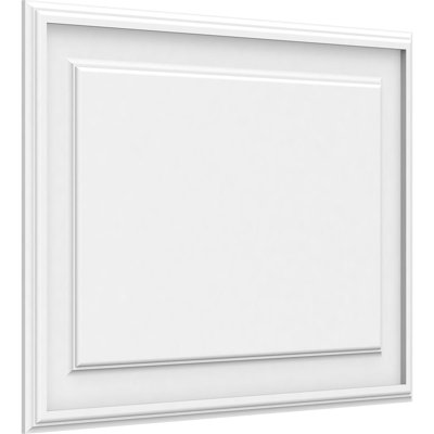 Panneau mural surélevé en PVC blanc Legacy