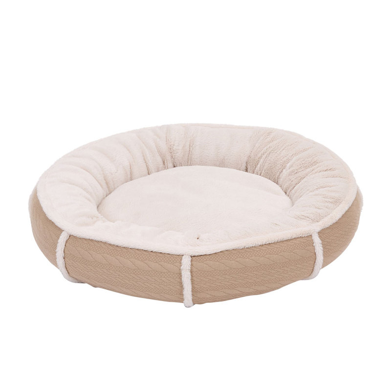 Polyester Pet Bed, Beige