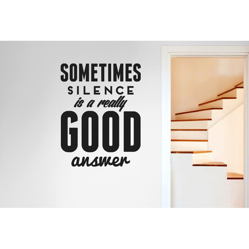 Non-Wall Damaging Wall Decal, Black, Large