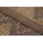 Vintage Tuareg Mat In Brown And Beige With Diamond Geometric Patterns