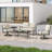 Charron Outdoor Metal 4-Person Patio Set With Two Tables And Cushions-2145066223
