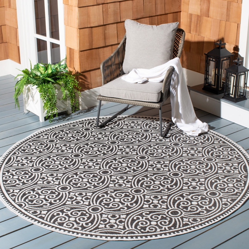 Tapis d'intérieur / extérieur Adler Performance, Rond 6 pi 7 po