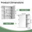 W H Medicine Cabinet Mirror-710481316