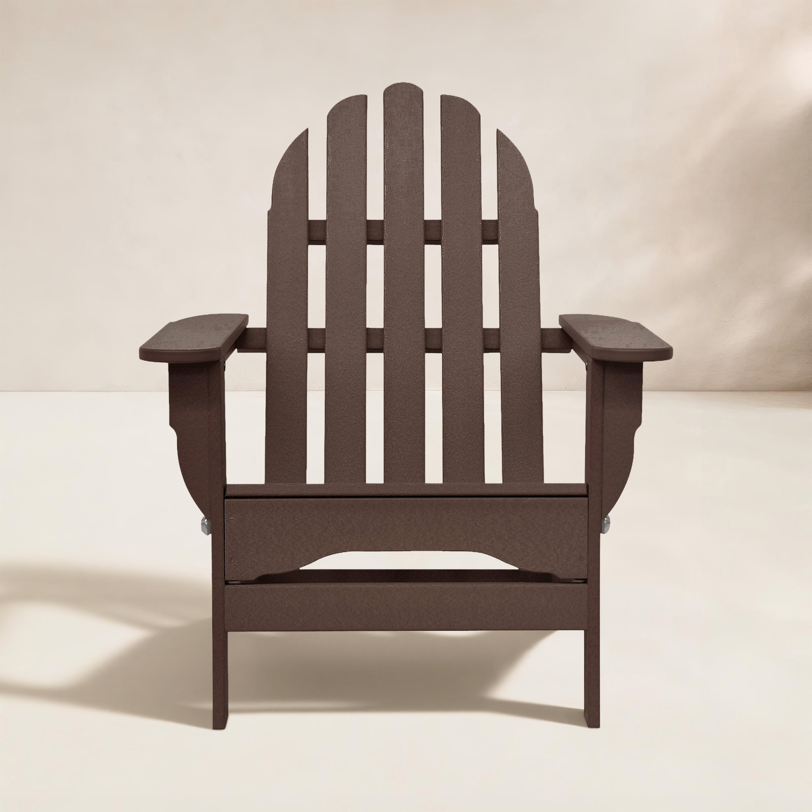 Leighton Foldable Adirondack Chair, Chocolate