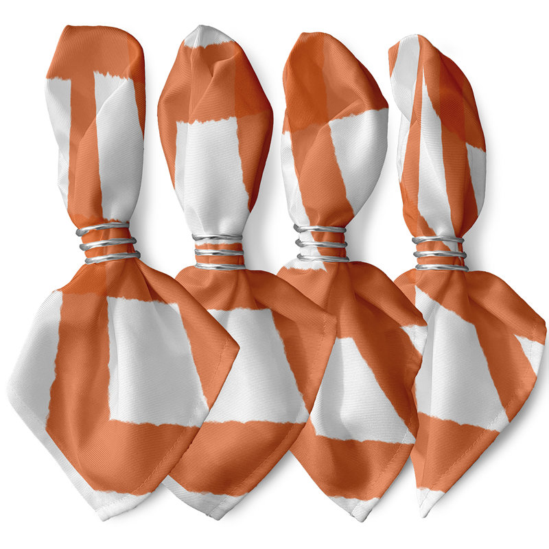 Ensemble de serviettes 4 pièces Aksel, Orange