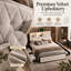 Upholstered Velvet Drawers Bed-180307106