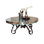 High End Coffee Table Snazzy Scroll Round Hammer Copper Top -1212 Aaa