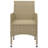  Dining Set Beige, Cream White-1661062466