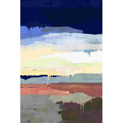 «Abstract Sunset Desert» - Impression sur toile tendue