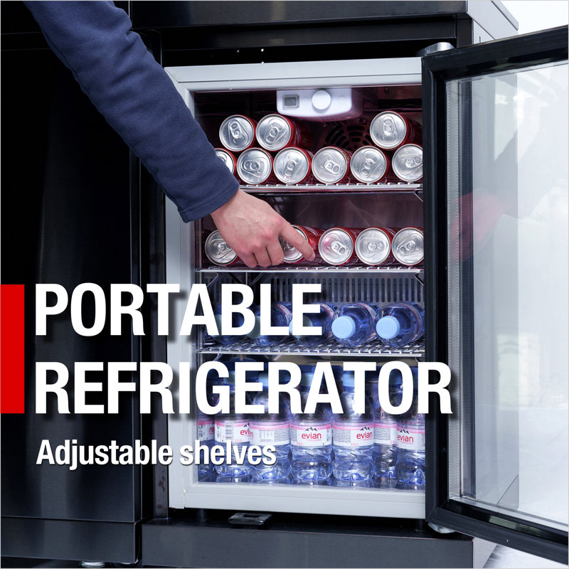 Îlot de cuisine de 43 pouces à 6 brûleurs et 85 000 BTU de cuisine au gaz en acier inoxydable pour barbecue et îlot de cuisine + réfrigérateur à vin compact + ensemble de rôtisserie + comptoirs en granite + évier en acier inoxydable