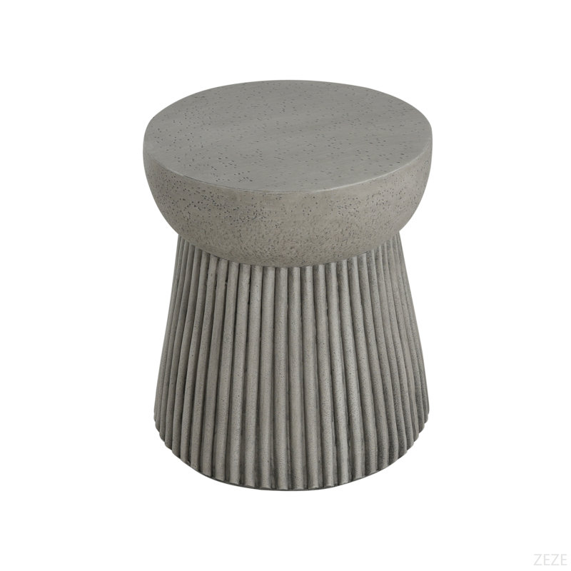 Outdoor Light Weight Concrete Side Table