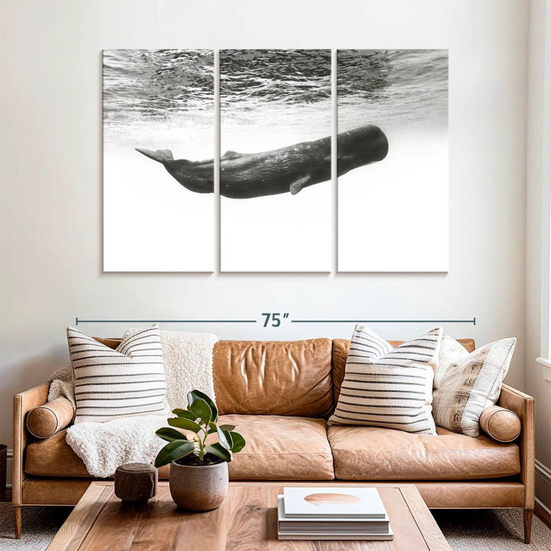 Sperm Whale I, 42" H x 65" W