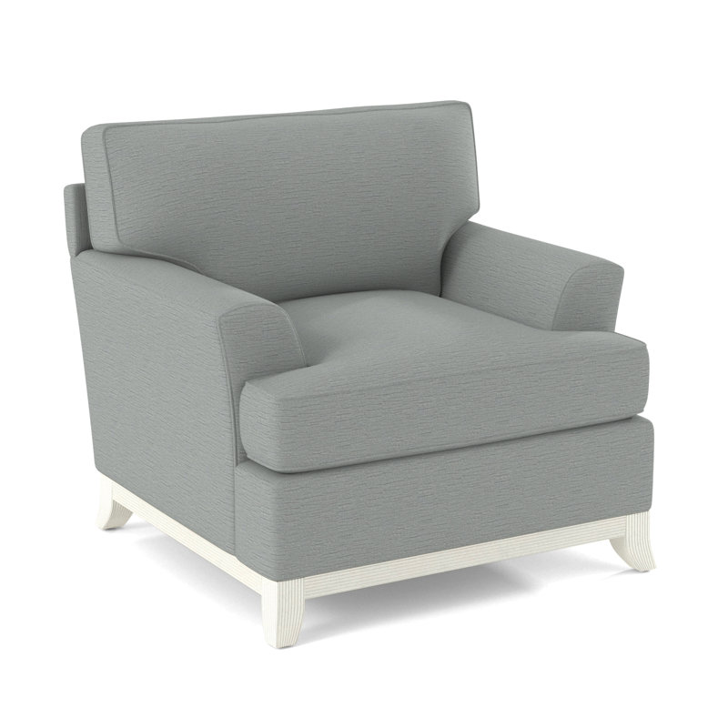 Oaks Way Armchair, Frost White, White Performance Fabric; 0851-94