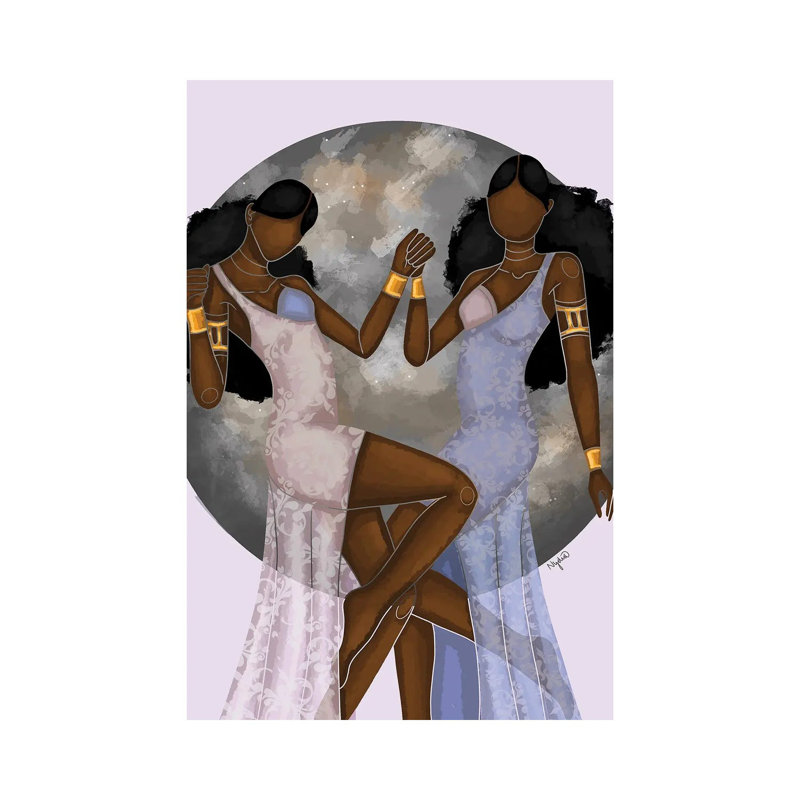 Gemini - Wrapped Canvas Print, 20.32 cm H x 30.48 cm W