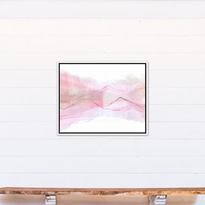 Impression sur toile flottante «Solever Pink»