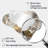 Modern White And Gold Abstract - Irregular Abstract Assymetrical Modern Unique Wall Mirror-107246566