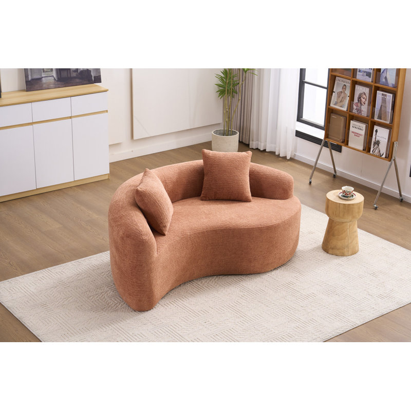 Canapé modulaire S / Curve S-Curved, Corail