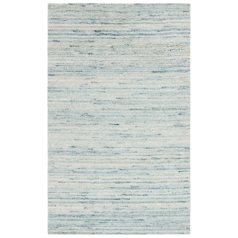 Pecktonville Hand Woven Performance Abstract Rug, Rectangle 3' x 5'