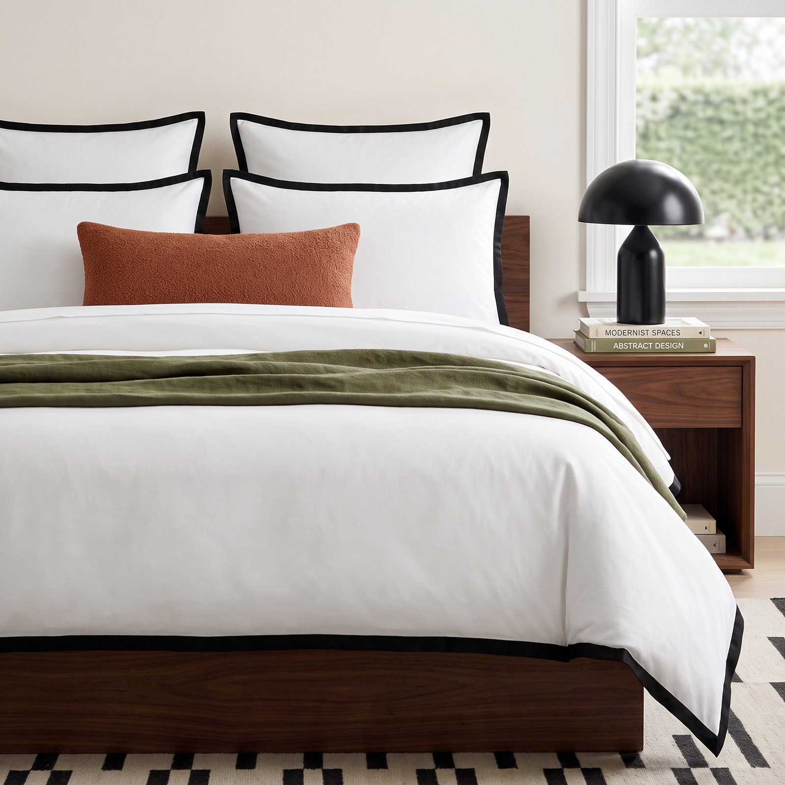 Lenette Cotton Duvet Cover Set, Full / Double Duvet Cover + 2 Standard Shams