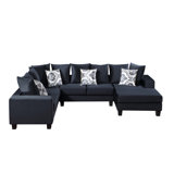 [VIDEO Provided] [New] 110*85" Modern U Shape Sectional Sofa