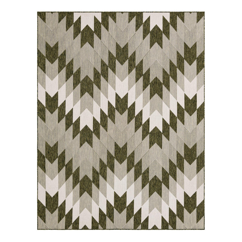 Tapis intérieur / extérieur Blox Hower, Rectangle 7 pi 10 po x 10 pi