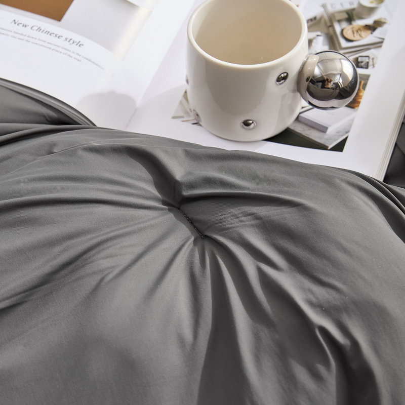 Look At This Thicky - Coma Inducer® Oversized Comforter Set - Standard Thicky, Gray, Queen Comforter + 2 Pillow Shams
