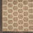 Koebe Geometric Reversible Indoor / Outdoor Area Rug in Tan-828140417