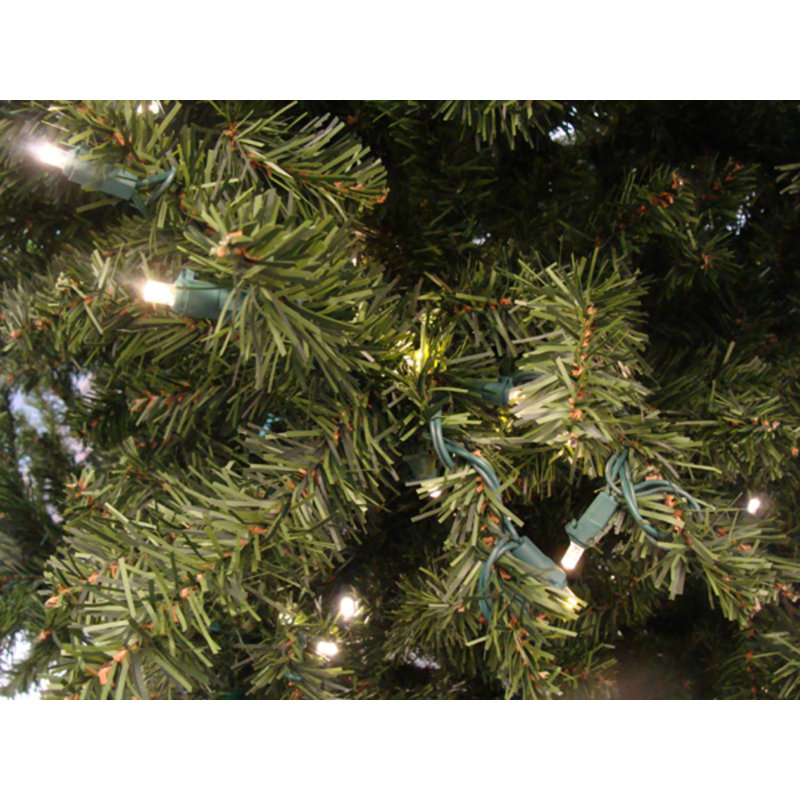 Arbre de Noël artificiel pin pré-éclairé à DEL avec lumières claires, H 5 pi