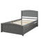 Lit plateforme simple avec deux tiroirs-988722400