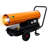 fissfire 140,000 BTU Kerosene Forced Air Heater with Thermostat, Kerosene Space Heater with Wheels, 3000 Sq. Ft., 10 Gal Fuel Tank, Up to 10-Hour Runtime, 40°F–110°F Adjustable Thermostat