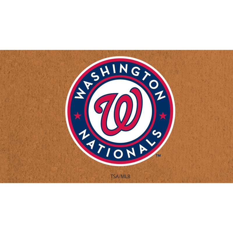 Tapis en fibre de coco Washington Nationals 16 po x 28 po