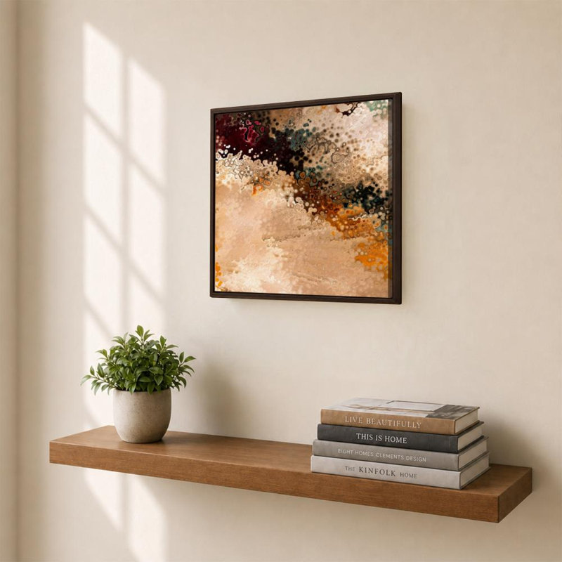 «1 Peter 5: 7 Casting Cares (Square)» par Mark Lawrence, reproduction, H 27,5 po x l 27,5 po x P 2 po, Cadre flottant