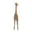 Figurine girafe Norie, sculpture texturée cuivre polyrésine 16 pouces
