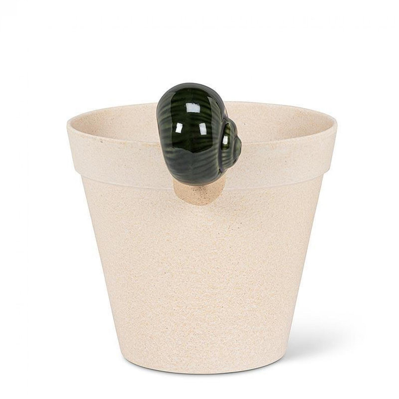 Climbing Snail Pot Hanger Figurine