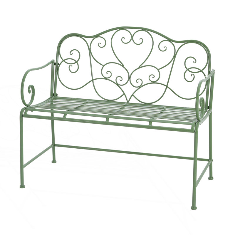 Banc de jardin extérieur, Vert mat