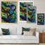 «Colorful Mixed Fluid Art III», reproduction d'art moderne sur toile-1895258321-1895258320