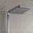 Juno Melo Chrome Finish Wall Mount Shower Set with Handheld Shower