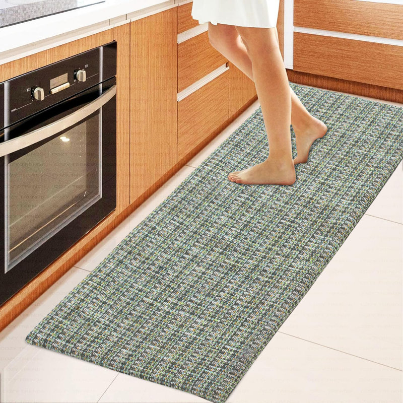Tapis de cuisine antidérapant Prati, Vert