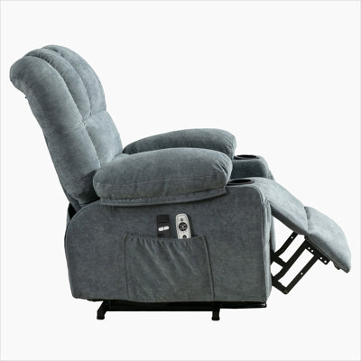 Power Electric massage lift lounge chair, suitable for the elderly, with heating and vibration functions, with USB, can be used for lying down. by Alcott Hill