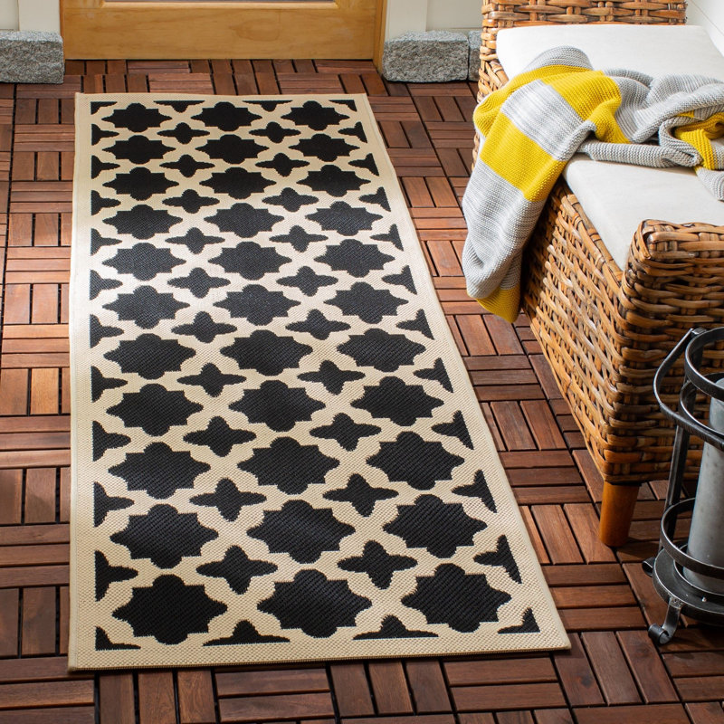 Herefordshire Performance Geometric Indoor/Outdoor Area Rug, Runner 2'3" x 6'7"
